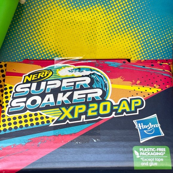 Nerf Super Soaker XP20-AP Water Blaster Tank Made Of Recycled Plastic Holidays - Picture 3 of 6